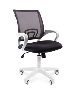 Компьютерное кресло CHAIRMAN 696 white, tw12-tw04 серый в Старом Осколе