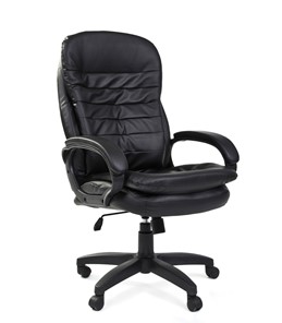 Офисное кресло CHAIRMAN 795 LT, экокожа, цвет черный в Старом Осколе