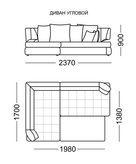 Угловой диван Бруно Элита 50 Б в Старом Осколе - изображение 6