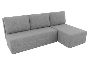 Угловой диван с оттоманкой Поло, Серый (рогожка) в Старом Осколе - предосмотр 3