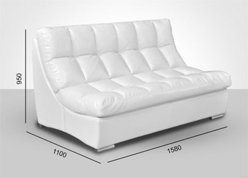 Прямой диван Брайтон без механизма 1580*1100*950 в Старом Осколе