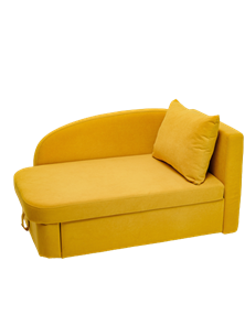 Диван-кровать правая Тедди желтый в Старом Осколе