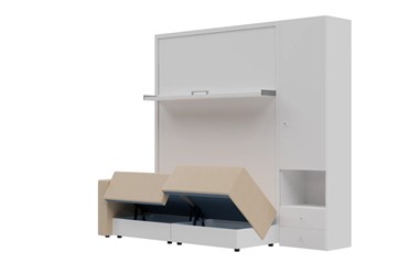 Диван Кровать-трансформер Smart (КД 1400+ШП), шкаф правый, левый подлокотник в Старом Осколе - предосмотр 1