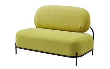 Прямой диван 2-х местный SOFA-06-02 желтый A652-21 в Белгороде - предосмотр 1