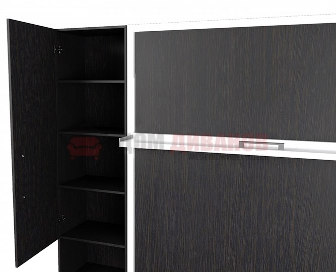 Диван Кровать-трансформер Smart (ШЛ+КД 1400+ШП), 2 шкафа, без подлокотников в Старом Осколе - изображение 2