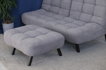 Комплект мебели Абри цвет серый диван + пуф опора металл в Белгороде