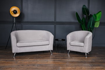 Комплект мебели Брамс  цвет бежевый диван 2Д + кресло в Белгороде