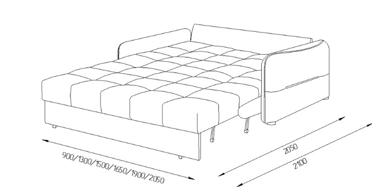 Прямой диван Токио 2 150 (НПБ) в Белгороде - изображение 7