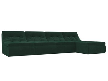 Модульный угловой диван Холидей, Зеленый (велюр) в Старом Осколе