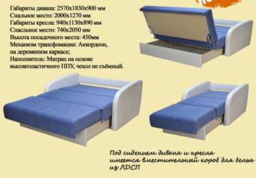 Кресло-кровать Коралл 1 в Белгороде - предосмотр 1
