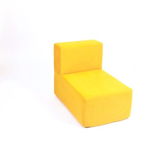 Кресло бескаркасное Тетрис 50х80х60, желтое в Старом Осколе