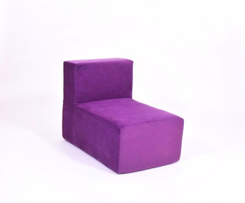 Кресло бескаркасное Тетрис 50х80х60, фиолетовое в Старом Осколе