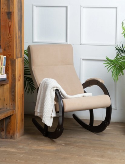 Кресло-качалка Корсика, ткань Amigo Beige 34-Т-AB в Старом Осколе - изображение 7