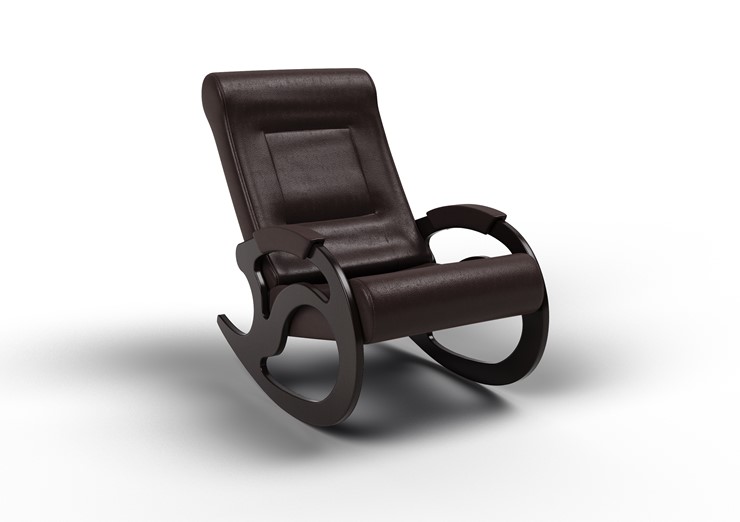 Кресло-качалка Вилла, экокожа крем 11-К-КР в Старом Осколе - изображение 1