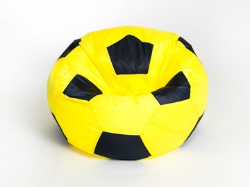 Кресло-мешок Мяч большой, желто-черный в Старом Осколе