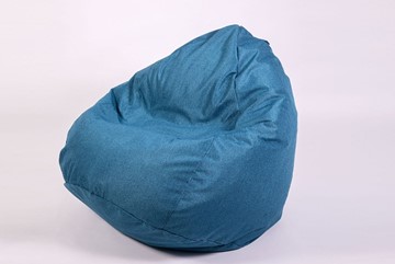 Кресло-мешок Юниор, рогожка синий в Старом Осколе