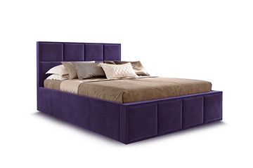 Кровать с основанием Октавия 1400,Мора фиолетовый в Белгороде