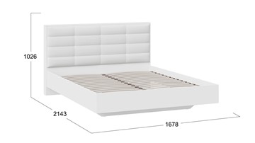 Кровать в спальню Агата тип 1 (Белый) в Старом Осколе - предосмотр 2