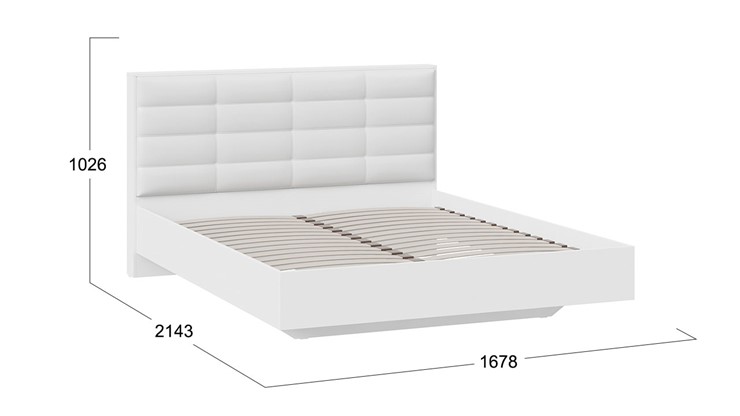 Кровать в спальню Агата тип 1 (Белый) в Белгороде - изображение 2