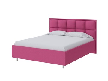 Двуспальная кровать Chessy 160х200, Рогожка (Savana Berry (фиолетовый)) в Старом Осколе
