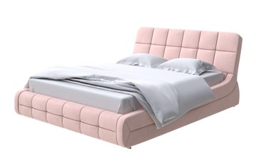 Кровать двуспальная Corso-6 200х200, Велюр (Ultra Розовый мусс) в Белгороде
