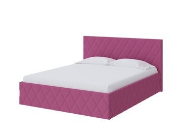 Кровать в спальню Fresco 140х200, Рогожка (Savana Berry (фиолетовый)) в Белгороде