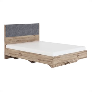 Кровать 2-х спальная Николь (мод.1.3) 1,6 серый текстиль, с ортопедическим основанием в Старом Осколе