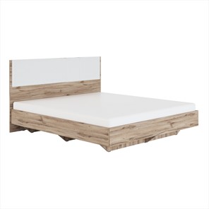 Спальная кровать Николь (мод.1.6) 1,8 белая экокожа, с ортопедическим основанием в Старом Осколе