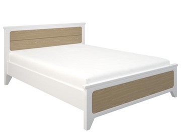 Кровать Соня 1400, Белый/Дуб в Старом Осколе
