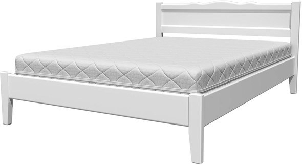 Двуспальная кровать Карина-7 (Белый Античный) 160х200 в Старом Осколе - изображение