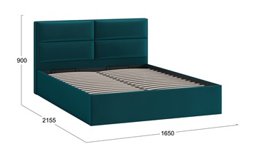 Кровать с механизмом Глосс Тип 1 (Велюр Confetti Izumrud) в Белгороде - предосмотр 1