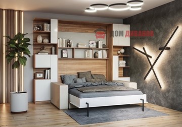 Кровать-шкаф с диваном Дина, 1400х2000 в Белгороде