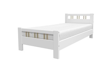 Кровать 1-спальная Вероника-3 (Белый Античный) 90х200 в Старом Осколе