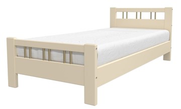 Спальная кровать Вероника-3 (Слоновая кость) 90х200 в Старом Осколе