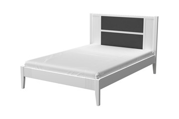 Кровать 1.5-спальная Бетти из массива сосны (Белый Античный) 160х200 в Старом Осколе - предосмотр