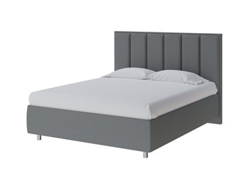 Кровать полутороспальная Routa 140х200, Рогожка (Savana Grey (серый)) в Старом Осколе