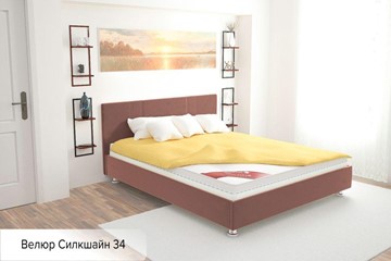 Полутороспальная кровать Вена 140х200 (с основанием) в Белгороде - предосмотр 1