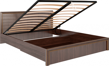 Кровать с механизмом двуспальная Беатрис М08 (Орех Гепланкт) в Старом Осколе