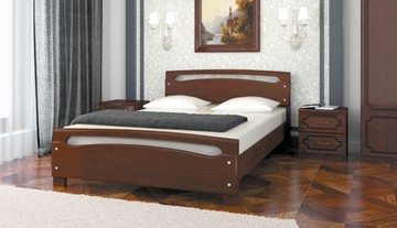 Двуспальная кровать Камелия-2 (Орех) 160х200 в Белгороде