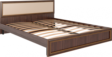 Кровать Беатрис М10 с мягким изголовьем (Орех Гепланкт) в Старом Осколе