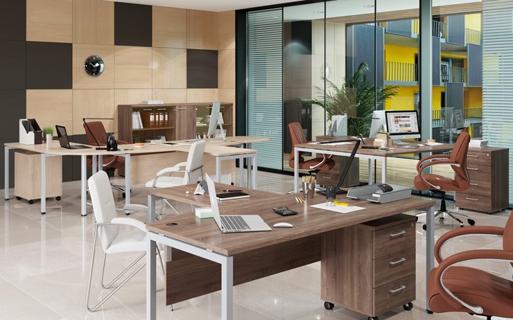 Набор мебели в офис Xten S 1 - один стол с приставным брифингом в Белгороде - изображение