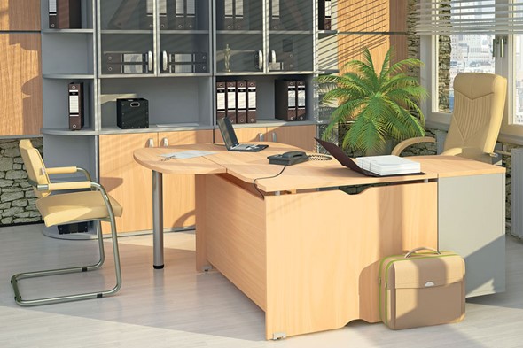 Набор мебели в офис Милан для руководителя отдела в Белгороде - изображение