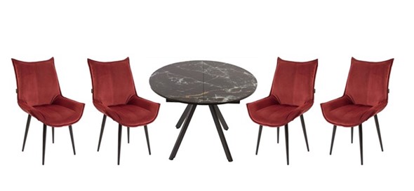 Набор мебели стол Олимп, 4 стула Осло в Белгороде - изображение