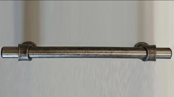 Ручка-скоба (128 мм), античное серебро Прованс в Старом Осколе