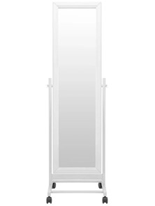 Зеркало напольное BeautyStyle 27 (135х42,5см) Белое в Старом Осколе - предосмотр 1