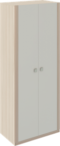 Распашной шкаф Глэдис М22 (Шимо светлый/Белый текстурный) в Старом Осколе