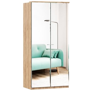 Шкаф двухстворчатый с 2-мя зеркалами Фиджи, 659.233, цвет белый в Белгороде