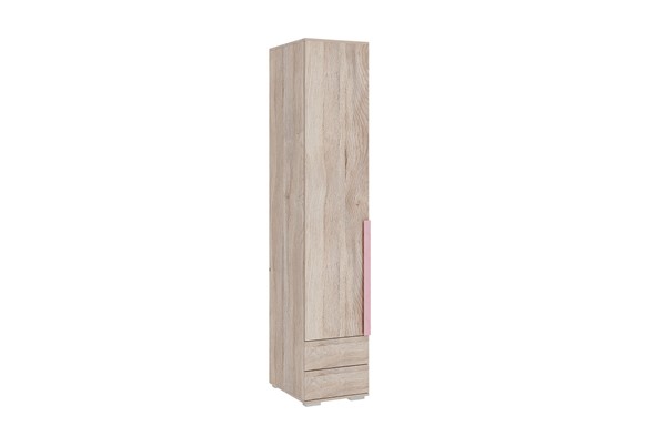 Шкаф одностворчатый с ящиками Лайк 54.01, дуб мария/роуз в Белгороде - изображение