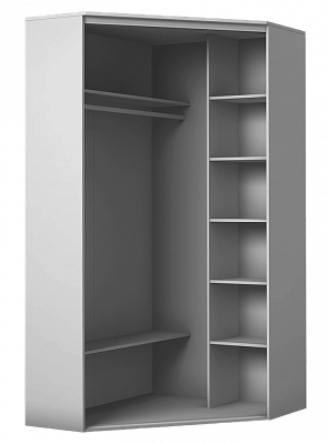Угловой шкаф 2200х1103х1103, ХИТ У-22-4-11, белая шагрень в Старом Осколе - изображение 1