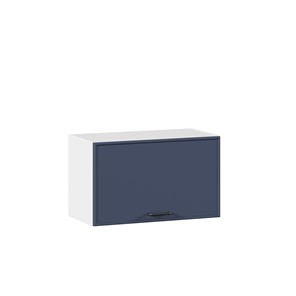 Горизонтальный кухонный шкаф 600 Индиго ЛД 298.710.000.119, Белый/Тёмно-синий в Старом Осколе